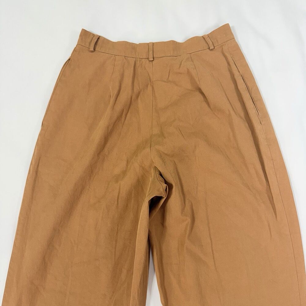 Vintage Genny Pleated Trousers Brown Size 6 High Waist Tapered Retro ITALY Made - Picture 11 of 12
